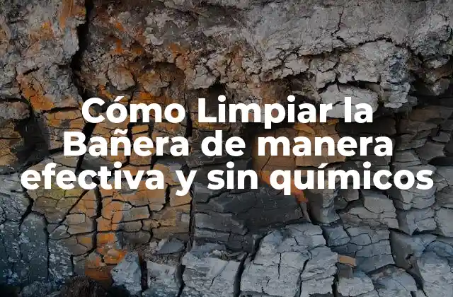 Cómo Limpiar la Bañera de Manera Efectiva y sin Químicos