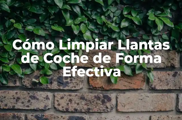 Cómo Limpiar Llantas de Coche de Forma Efectiva 2 ¿Por qué es Importante Limpiar las Llantas de Coche?