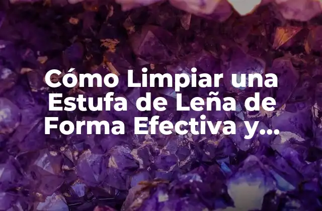 Cómo Limpiar una Estufa de Leña de Forma Efectiva y Segura