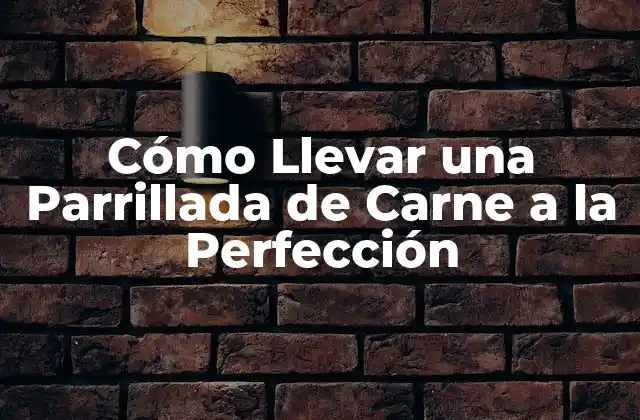 Cómo Llevar una Parrillada de Carne a la Perfección