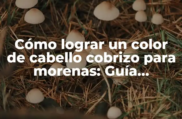 Cómo Lograr un Color de Cabello Cobrizo para Morenas: Guía Definitiva