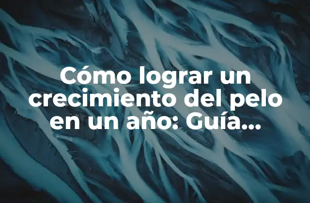 Cómo Lograr un Crecimiento Del Pelo en un Año: Guía Detallada y Completa