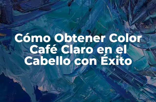 La Teoría del Color: ¿Qué es el Color Café Claro?