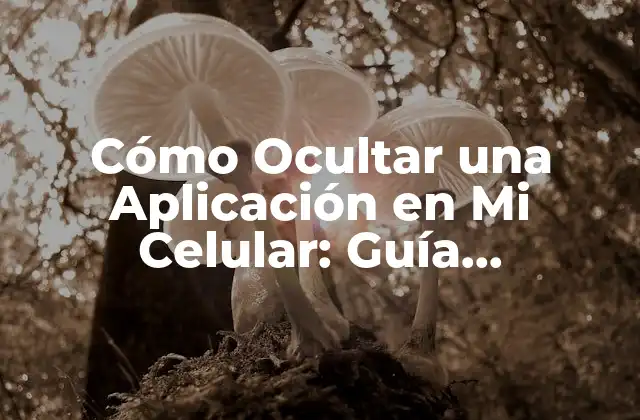 Cómo Ocultar una Aplicación en Mi Celular: Guía Completiva