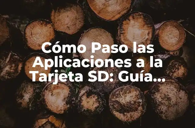 Cómo Paso las Aplicaciones a la Tarjeta Sd: Guía Detallada 2 ¿Por qué Debo Mover Mis Aplicaciones a la Tarjeta SD?