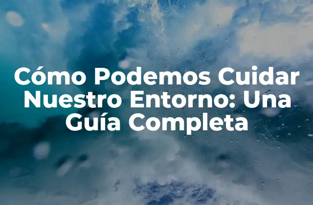 Cómo Podemos Cuidar Nuestro Entorno: una Guía Completa 2 Los Problemas Ambientales que Enfrentamos