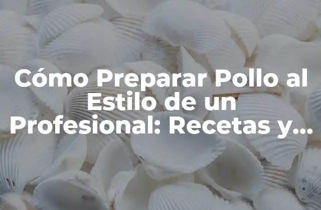 Cómo Preparar Pollo Al Estilo de un Profesional: Recetas y Consejos