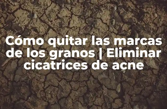 Cómo Quitar las Marcas de los Granos | Eliminar Cicatrices de Acne