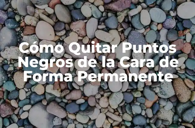 Cómo Quitar Puntos Negros de la Cara de Forma Permanente 2 Causas de los Puntos Negros