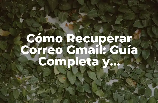 Cómo Recuperar Correo Gmail: Guía Completa y Actualizada 2 ¿Por qué Es Importante Recuperar el Acceso a una Cuenta de Gmail?