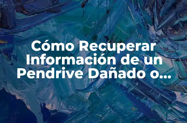 ¿Por qué se Pierden los Archivos en un Pendrive?