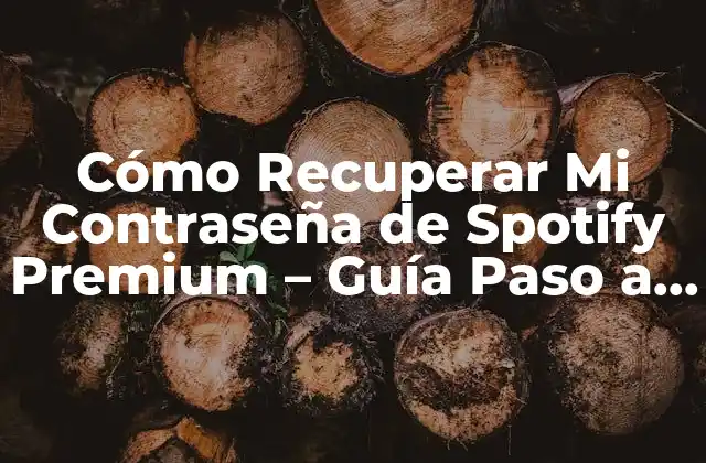 ¿Por qué es Importante Recuperar tu Contraseña de Spotify Premium?