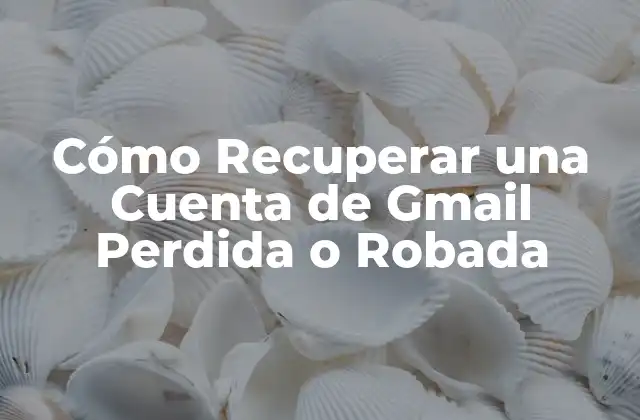 Cómo Recuperar una Cuenta de Gmail Perdida o Robada