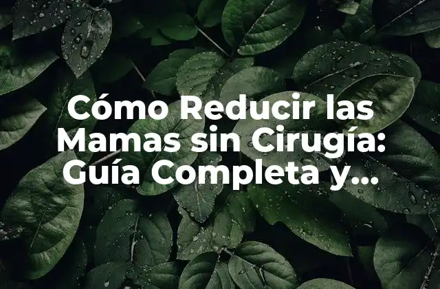 Causas del Crecimiento de las Mamas
