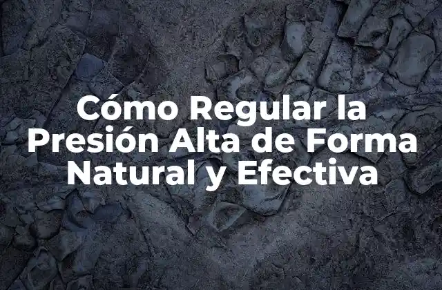 Cómo Regular la Presión Alta de Forma Natural y Efectiva 2 ¿Cuáles son los Síntomas de la Presión Alta?