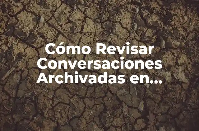 Cómo Revisar Conversaciones Archivadas en Whatsapp 2 ¿Por qué es Importante Revisar Conversaciones Archivadas en WhatsApp?