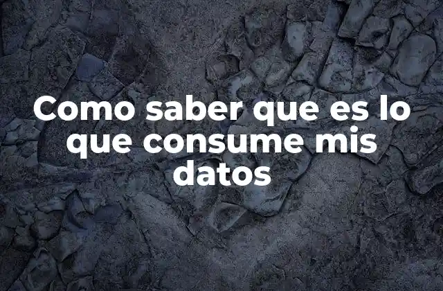 Cómo identificar el uso de datos sin depender únicamente del sistema operativo