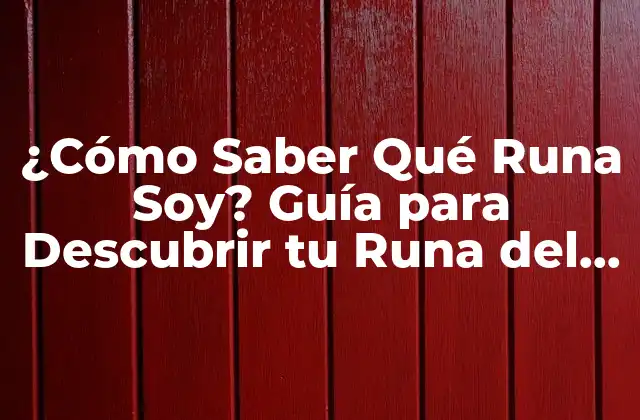 ¿Qué es una Runa del Alma?