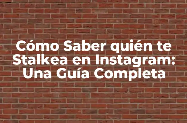¿Por qué las personas te stalken en Instagram?