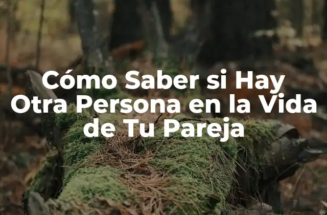 Cómo Saber Si Hay Otra Persona en la Vida de Tu Pareja
