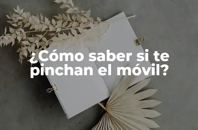 ¿cómo Saber Si Te Pinchan el Móvil?