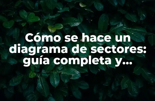 Cómo Se Hace un Diagrama de Sectores: Guía Completa y Detallada