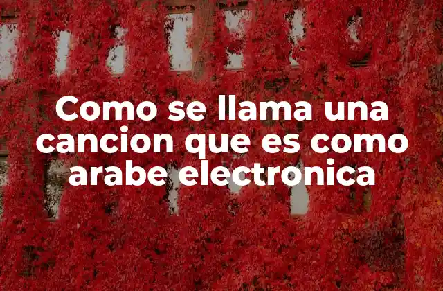 La fusión cultural: música árabe y electrónica
