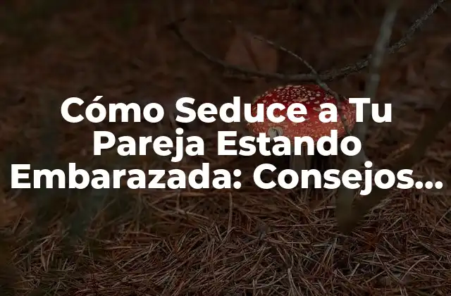 Cómo Seduce a Tu Pareja Estando Embarazada: Consejos y Estrategias