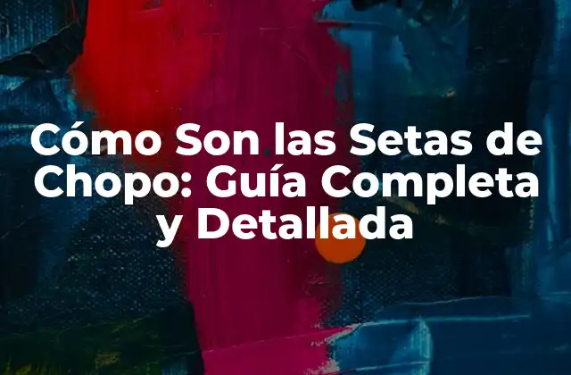 Cómo Son las Setas de Chopo: Guía Completa y Detallada