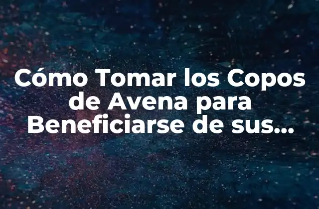 ¿Qué son los Copos de Avena?