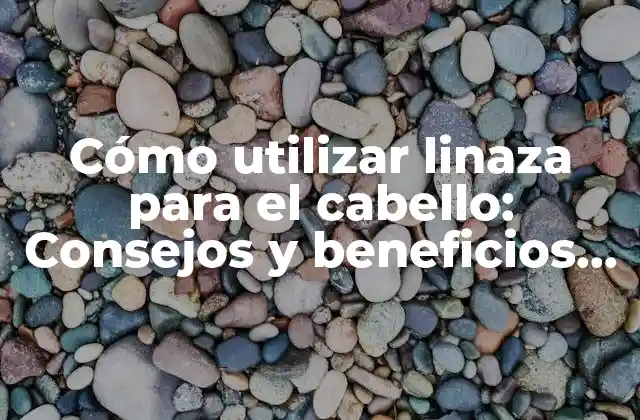 Cómo Utilizar Linaza para el Cabello: Consejos y Beneficios para un Cabello Sano y Fuerte