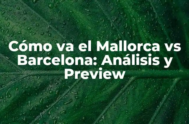 La Historia de la Rivalidad entre Mallorca y Barcelona