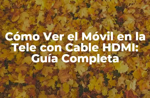 ¿Qué es un Cable HDMI y Cómo Funciona?