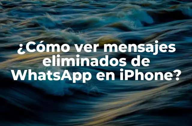 ¿cómo Ver Mensajes Eliminados de Whatsapp en Iphone? 2 ¿Por qué es importante recuperar mensajes eliminados de WhatsApp?