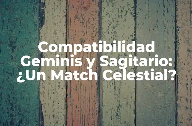 Características de Geminis y Sagitario