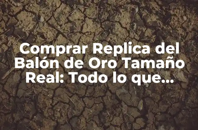 Comprar Replica Del Balón de Oro Tamaño Real: Todo Lo que Necesitas Saber 2 La Historia del Balón de Oro