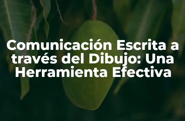 Comunicación Escrita a Través Del Dibujo: una Herramienta Efectiva
