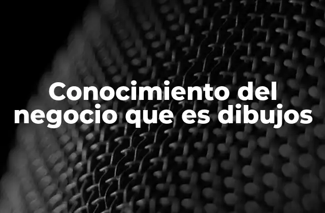 Conocimiento Del Negocio que es Dibujos