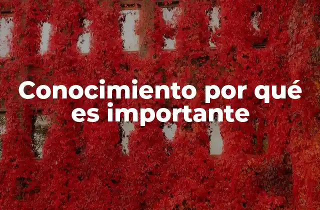 La base del progreso humano