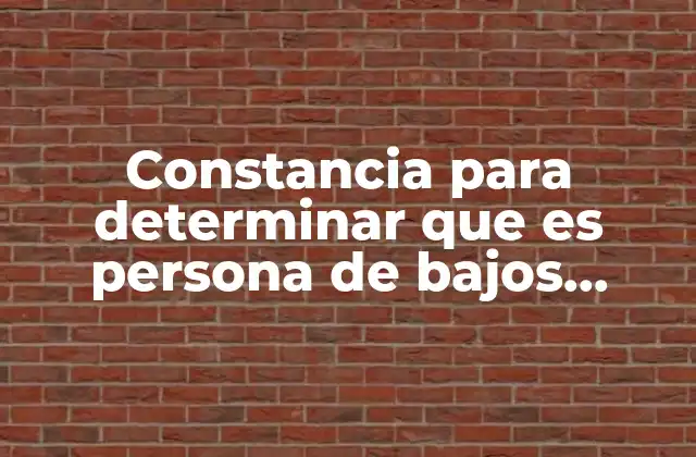 Cómo se identifica a una persona en situación de pobreza