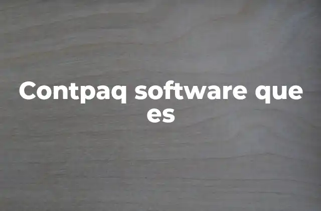 Contpaq Software que es
