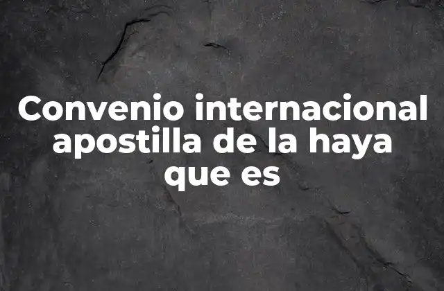 Facilitando la validez internacional de documentos legales