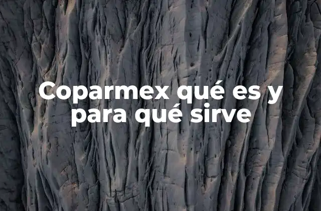Coparmex Qué es y para Qué Sirve