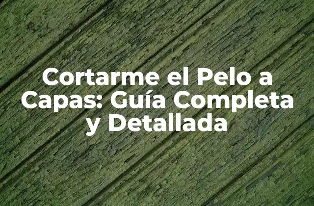 Cortarme el Pelo a Capas: Guía Completa y Detallada