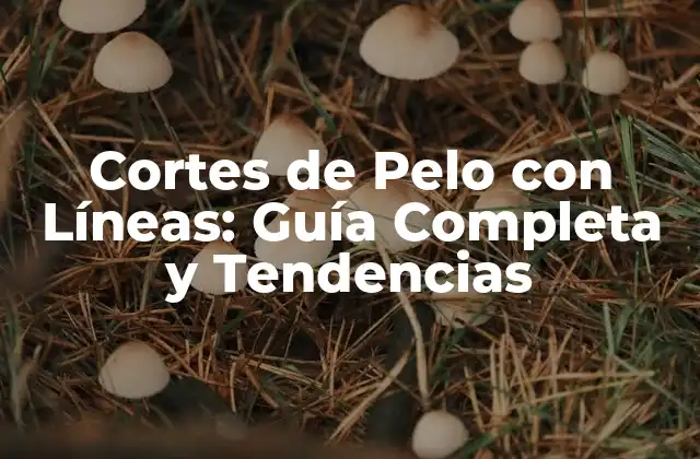 Cortes de Pelo con Líneas: Guía Completa y Tendencias