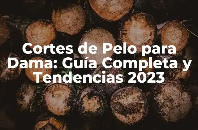 Cortes de Pelo para Dama: Guía Completa y Tendencias 2023