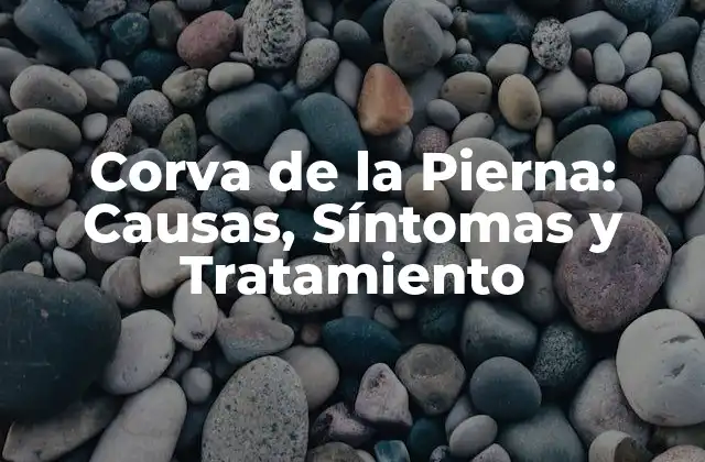 Corva de la Pierna: Causas, Síntomas y Tratamiento