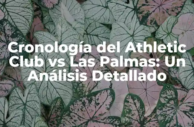 Cronología Del Athletic Club Vs las Palmas: un Análisis Detallado