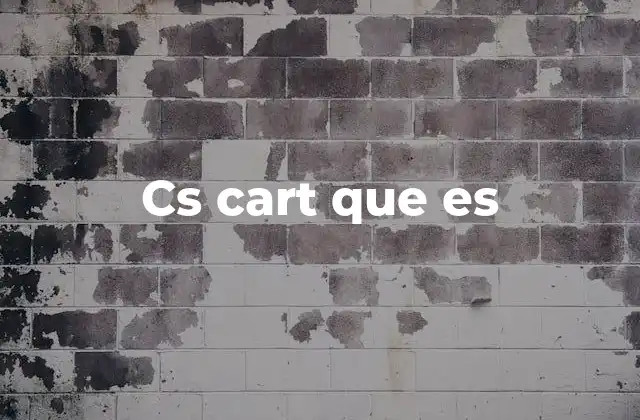 Cs Cart que es
