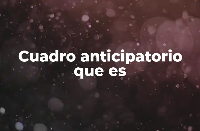 El papel del cuadro anticipatorio en la justicia penal